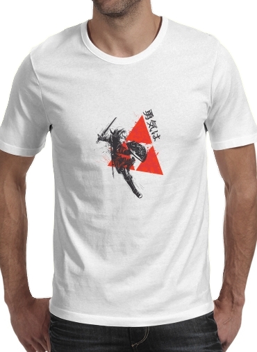  RedSun : Triforce para Manga curta T-shirt homem em torno do pescoço