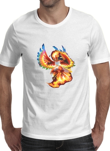  TalonFlame bird para Manga curta T-shirt homem em torno do pescoço