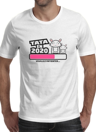  Tata 2020 para Manga curta T-shirt homem em torno do pescoço
