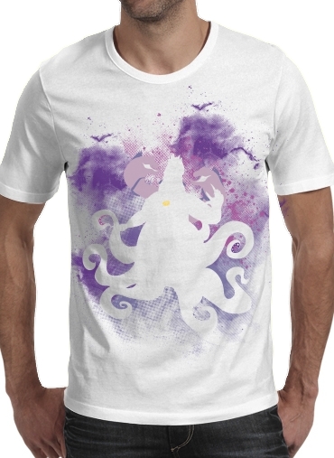  The Ursula para Manga curta T-shirt homem em torno do pescoço