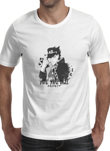  Yare Yare Daze para Manga curta T-shirt homem em torno do pescoço