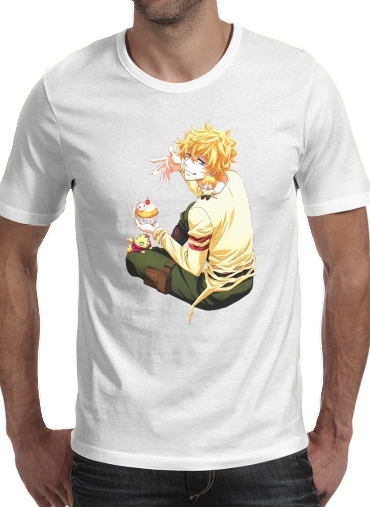  yogi karneval para Manga curta T-shirt homem em torno do pescoço