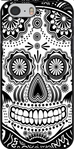 Capa black and white sugar skull for Iphone 6 4.7