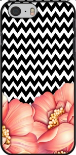 Capa flower power and chevron for Iphone 6 4.7