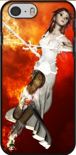 Capa Girl with swords for Iphone 6 4.7