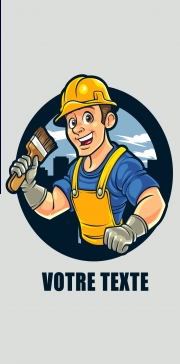 Capa painter character mascot logo