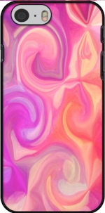 Capa pink and orange swirls for Iphone 6 4.7