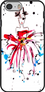 Capa Pink Fashion Girl for Iphone 6 4.7