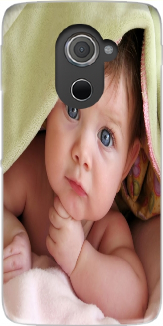 Capa BlackBerry DTEK60 com imagens baby