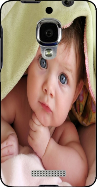 Capa Alcatel One Touch Idol X com imagens baby
