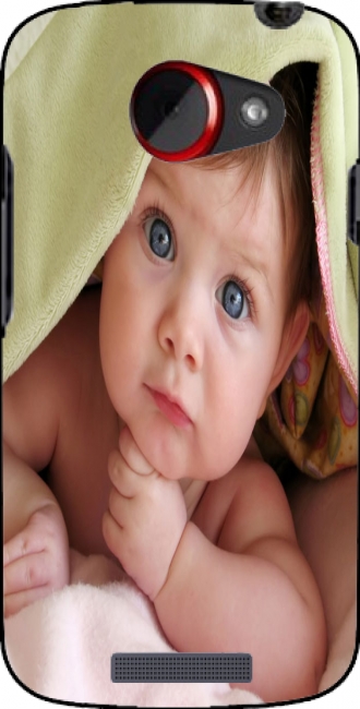Capa HTC One S com imagens baby