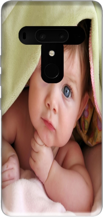 Capa HTC U12+ com imagens baby