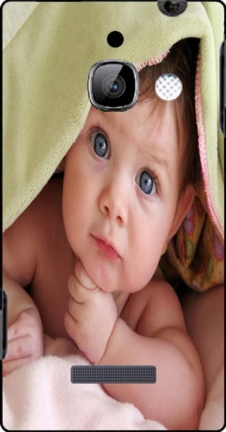 Capa Huawei Ascend W1 com imagens baby