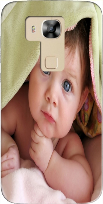 Capa Huawei G8 com imagens baby