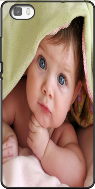 Silicone Huawei Ascend P8 Lite com imagens baby