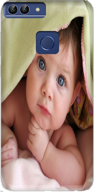 Silicone Huawei P Smart / Enjoy 7S com imagens baby