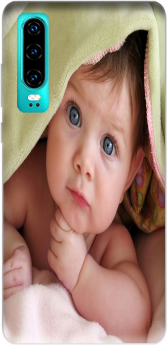 Silicone Huawei P30 com imagens baby