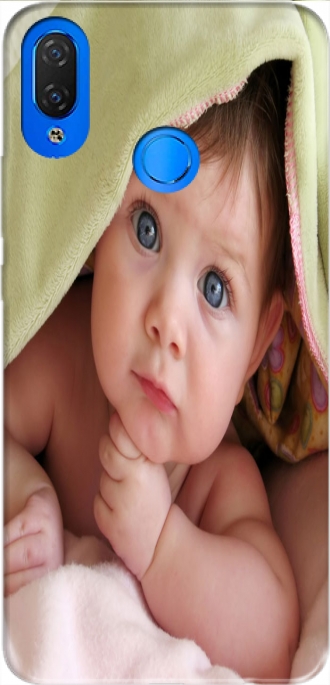Capa Huawei P Smart + / Nova 3i com imagens baby