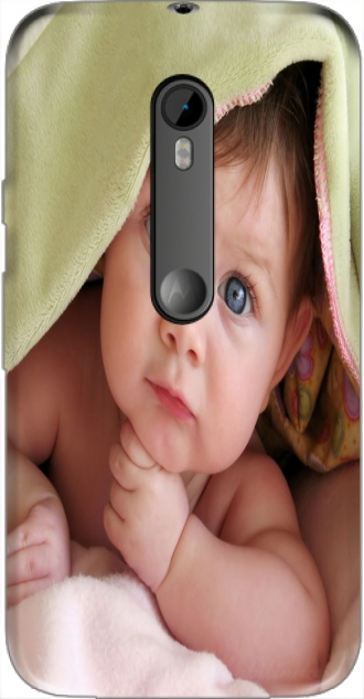 Silicone Motorola Moto G (3rd gen) com imagens baby