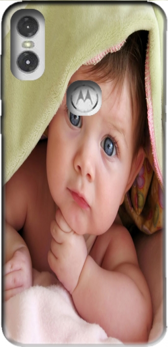Capa Motorola One (P30 Play) com imagens baby