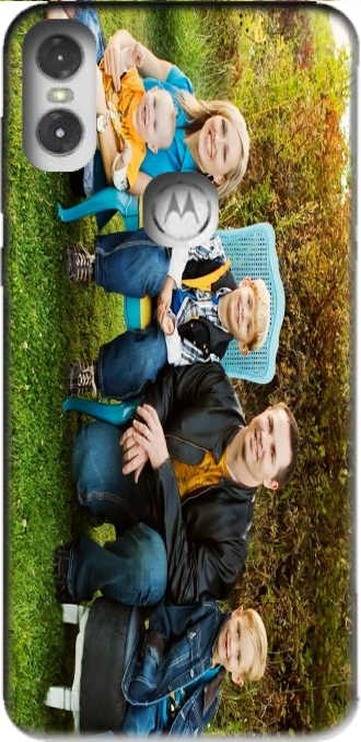 Capa Motorola One (P30 Play) com imagens family
