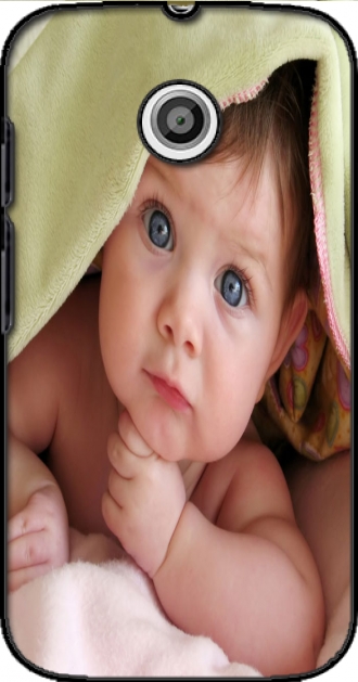 Capa Motorola Moto E com imagens baby