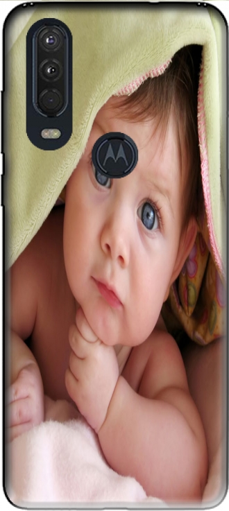 Silicone Motorola One Action com imagens baby