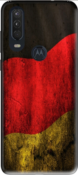 Silicone Motorola One Action com imagens flag
