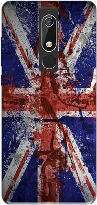 Capa Nokia 5.1 com imagens flag