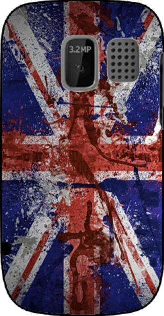 Capa Nokia Asha 302 com imagens flag