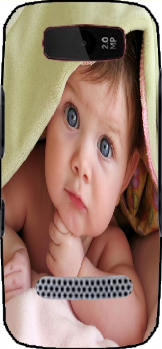 Capa Nokia Asha 305 com imagens baby