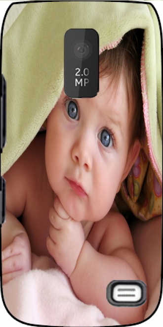 Capa Nokia Asha 308 com imagens baby