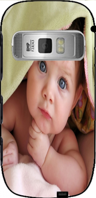 Capa Nokia C7 com imagens baby