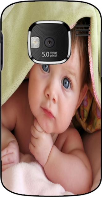 Silicone Nokia E5 com imagens baby