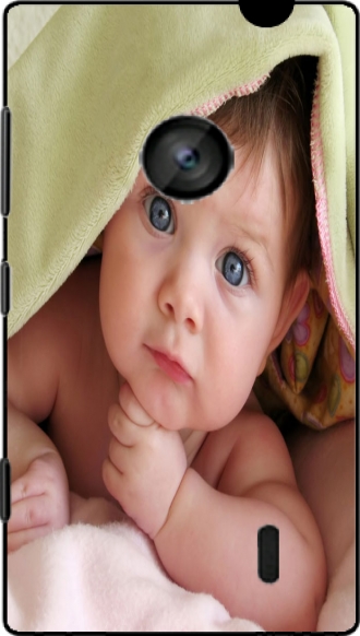 Capa Nokia Lumia 520 com imagens baby