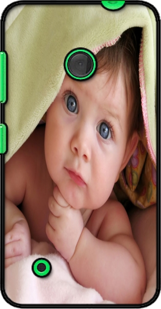 Capa Nokia Lumia 530 com imagens baby