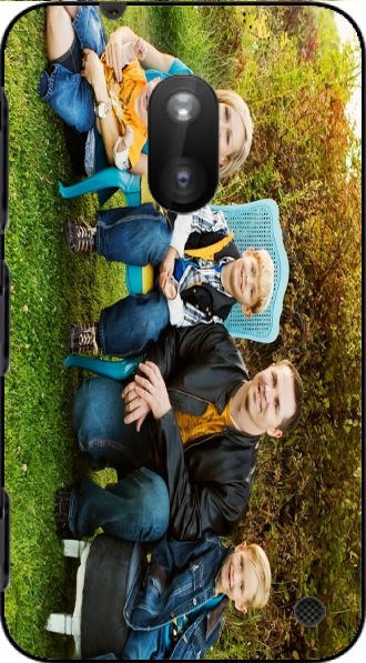 Capa Nokia Lumia 620 com imagens family