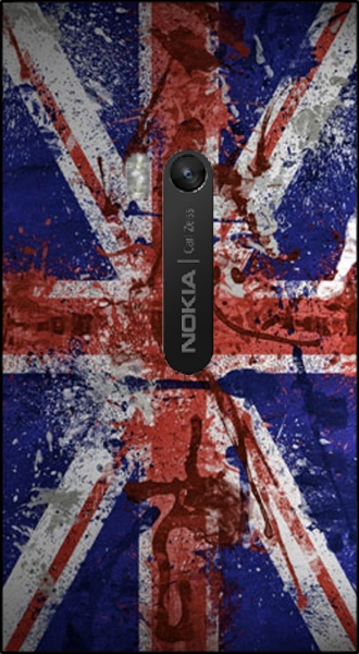 Capa Nokia Lumia 920 com imagens flag