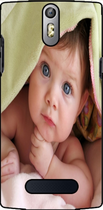 Capa Oppo Find 7 com imagens baby