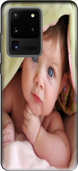 Silicone Samsung Galaxy S20 Ultra com imagens baby