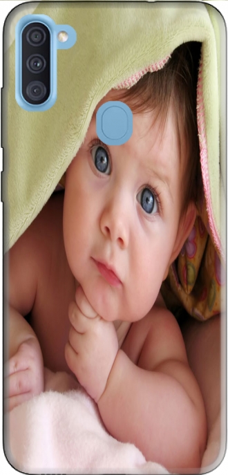 Silicone Samsung Galaxy A11 / M11 com imagens baby