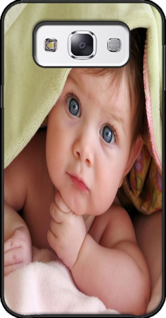 Capa Samsung Galaxy E7 com imagens baby