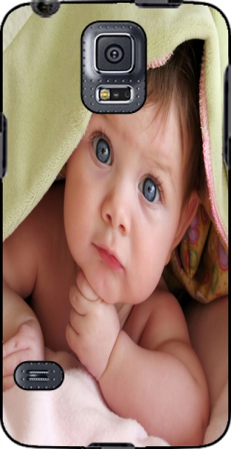 Capa Samsung Galaxy S5 com imagens baby