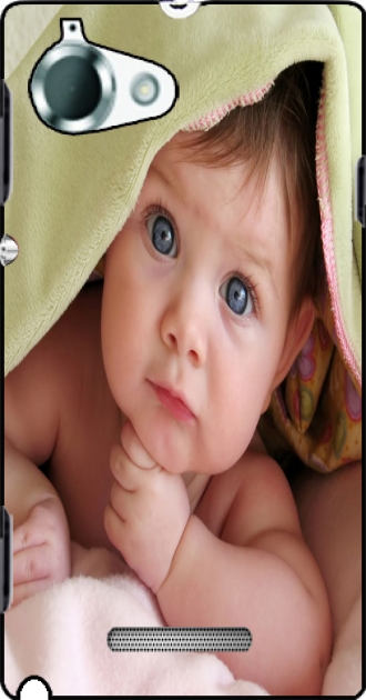 Capa Sony Xperia L C2105 com imagens baby