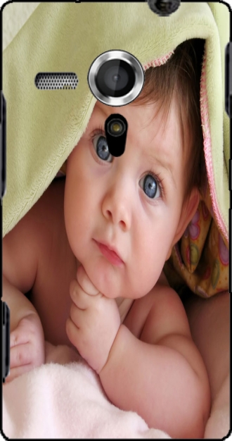 Capa Sony Xperia SP com imagens baby