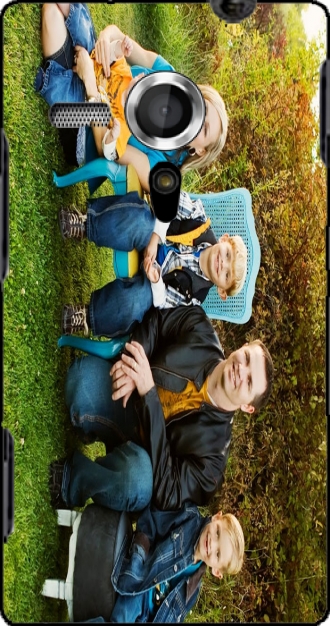 Capa Sony Xperia SP com imagens family
