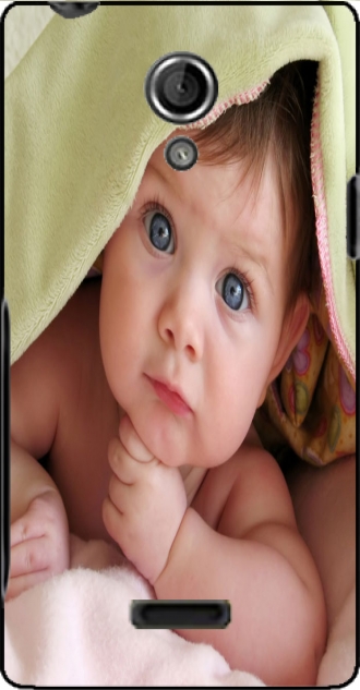 Capa Sony Xperia T com imagens baby