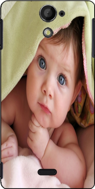 Capa Sony Xperia V com imagens baby