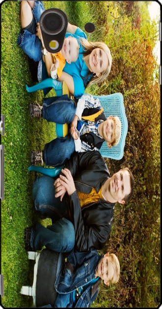 Capa Sony Xperia Z com imagens family
