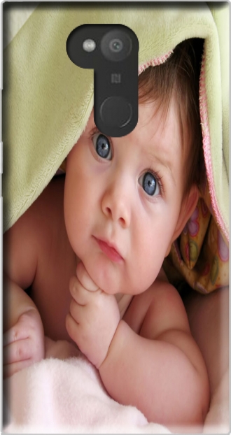 Silicone Sony Xperia L2 com imagens baby